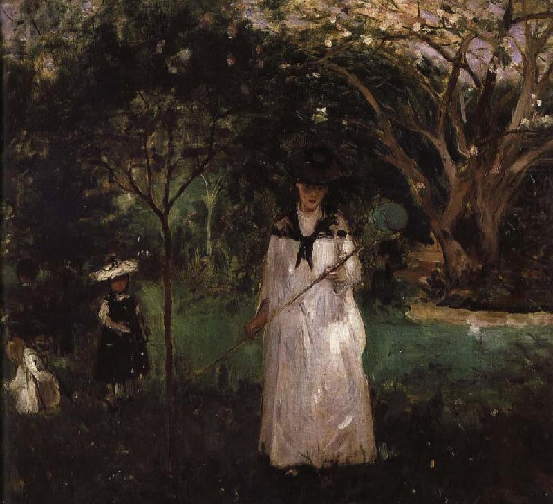 Berthe Morisot fjarilsjkt china oil painting image